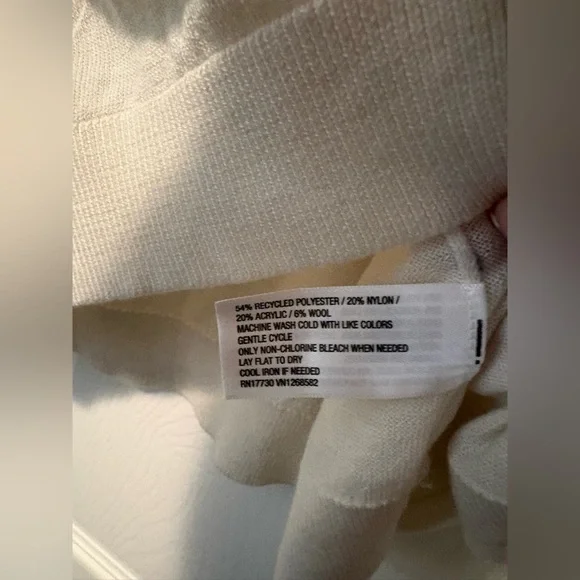 a new day Women's Ivory V-Neck Cardigan - Picture 3 of 4